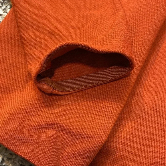 Phillip Lin 3.1 Orange Bodycon Peplum Top - Picture 7 of 8